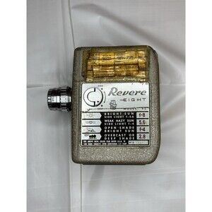 VINTAGE Revere Eight, Model 84, 8mm Video Camera (Not Tested - Sold for Parts)